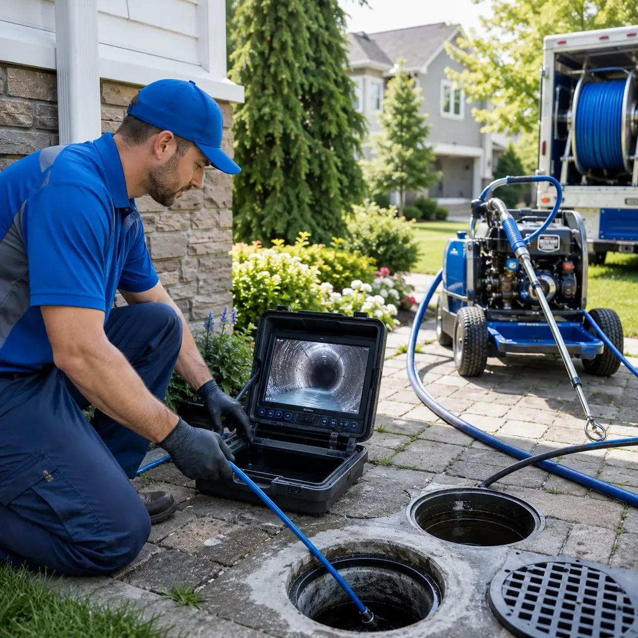 Outdoor drain cleaning professionals serving Irondequoit, NY